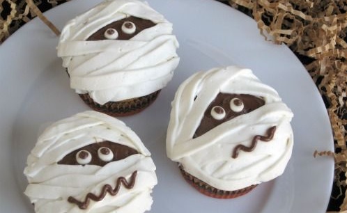 mummie cupcake cioccolato