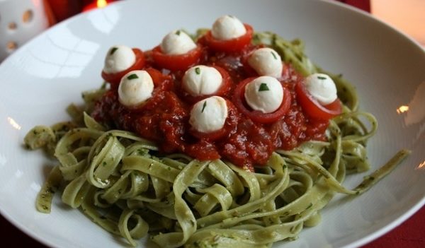 tagliatelle di frankenstein al sangue